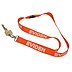 Schlüsselband Lanyard Polyester-Flachband mit Firmenlogo 