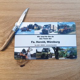 Schneidebrett Resopal fotorealistischer Digitaldruck 4-farbig