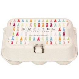 Bedruckter Eierkarton als originelles Werbegeschenk