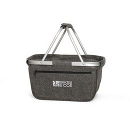 Shopper-Basket aus Filz mit Firmenlogo bestickt