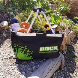 Individuell bedruckter Einkaufskorb