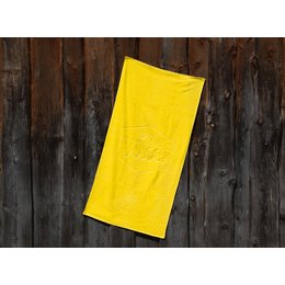 Sommerfeeling Duschtuch mit Hoch-Tief-Einwebung des Firmenlogos der Witty GmbH