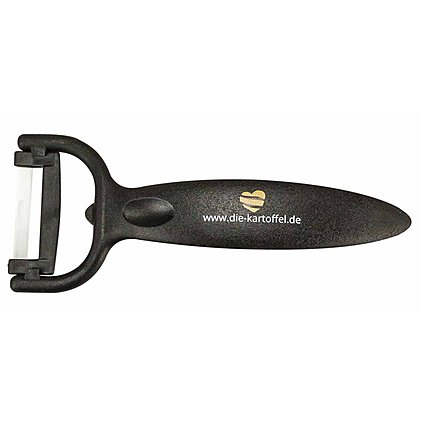 Praktischer WErbe-Sparschäler für Gurken-, Kartoffeln- und Spargel mit Firmenwerbung bedruckt