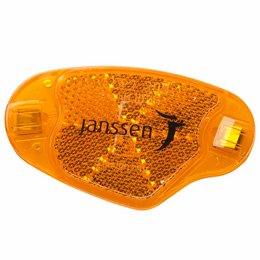 Individuell bedruckte Werbe-Speichenreflektoren für mehr Sicherheit beim Fahrradfahren