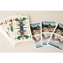 Spielkarten mit Werbung, universell einsetzbar