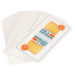 mehrfarbig bedruckte Schafkopf-Spielkarten für Hörl &amp; Hartmann Ziegeltechnik