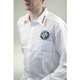 Sponsoren-Business-Hemd Olymp mit Kragenstickerei