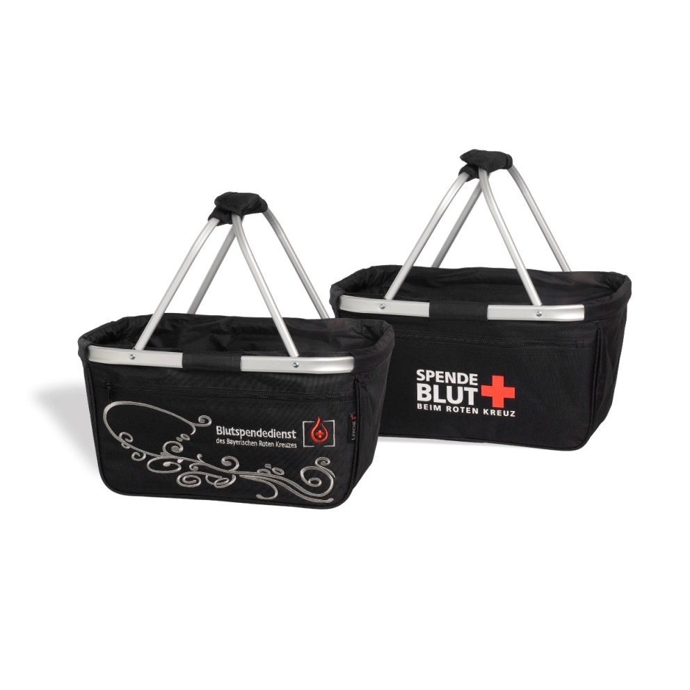Bedruckter Einkaufskorb, faltbarer Shopper Basket für Lavera Naturkosmetik