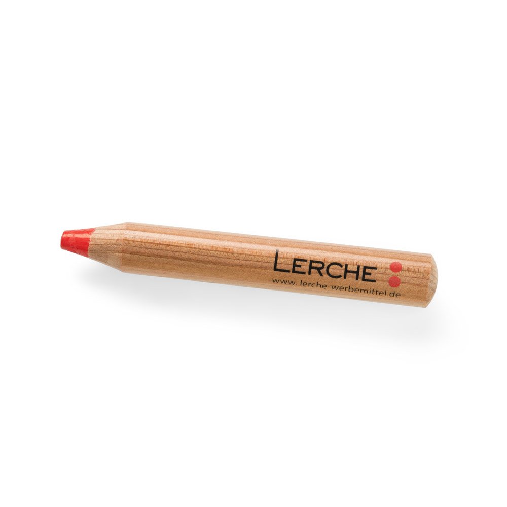 Der nachhaltige Stabilo Woody Werbe-Buntstift bedruckt mit dem LErche: Logo