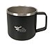 Stainless Steel Camping Tasse in Schwarz mit individueller Lasergravur