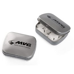 Bedruckte Starmint-Dose aus Metall als süßer Streuartikel