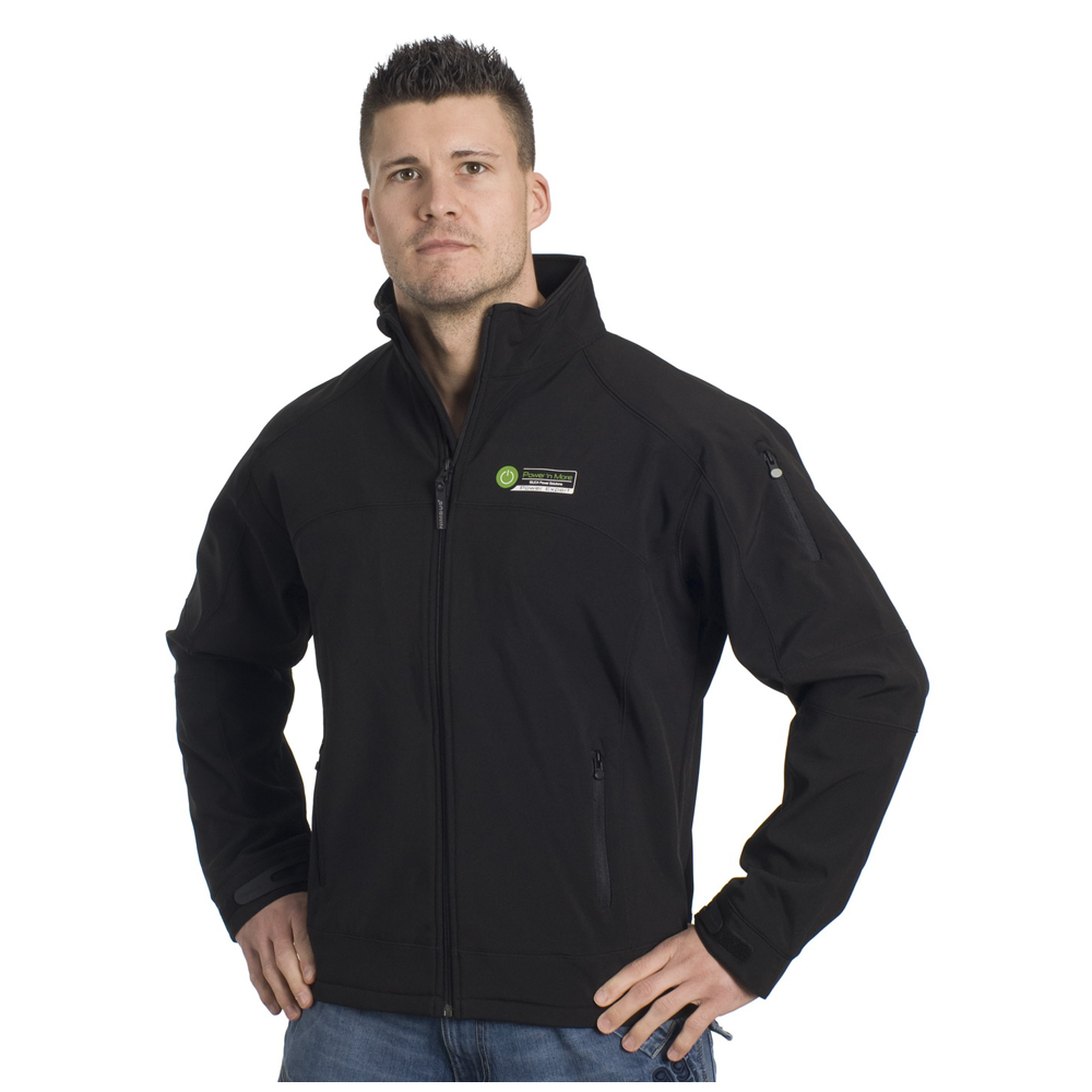 Hochwertige Softshell-Jacke mit individuellem Logdruck