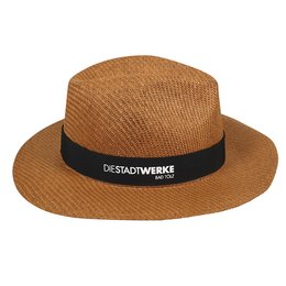 Strohhut Summer Style mit individuell bedrucktem Hutband