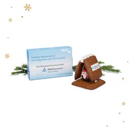 Lebkuchenhaus mit individueller Verpackung