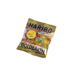 Süßes Werbemittel Haribo Goldbären mit individuellem Aufkleber