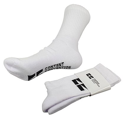 Hochwertige Logo-Tennissocken aus Bio-Baumwolle mit Logo gewebt