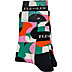 Individuelle Tennissocken mit coolen vollfächig gewebten Motiv für die Hotelbranche mit einer bedruckten Banderole