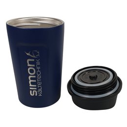 Werbebecher to go doppelwandig mit Thermofunktion