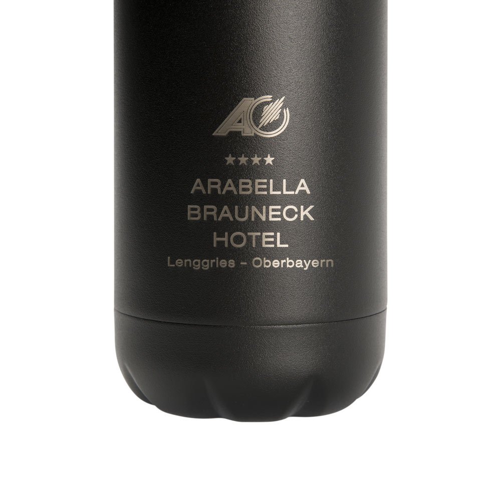 gestochen scharfe Logo-Lasergravur auf Topseller Premium-Vakuum-Thermos-Trinkflasche