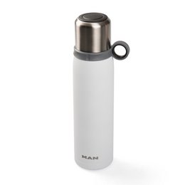 Werbe-Design-Thermoskanne mit Becher vakuum ASPEN Logo-graviert für MAN