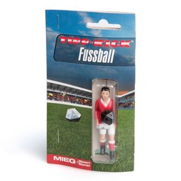 Der Fußball-Klassiker: Der original Tipp-Kick Classic Kicker mit Logo-Branding via Aufkleber als veredelter Werbeartikel