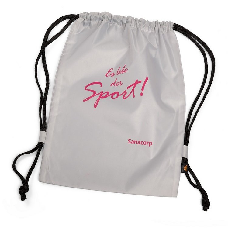 Trendiger Sportrucksack aus Polyester mit Siebdruck als topaktueller Werbeartikel