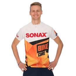 Praktisches Werbe-Radtrikot, vollflächig individuell bedruckbar von Lerche Sportswear