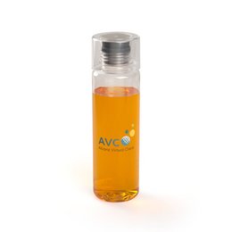 Neuheit aus Titan: Glasklare Trinkflasche „Aqua“ – transparent und superleicht – individuell mit Firmenwerbung bedruckt 