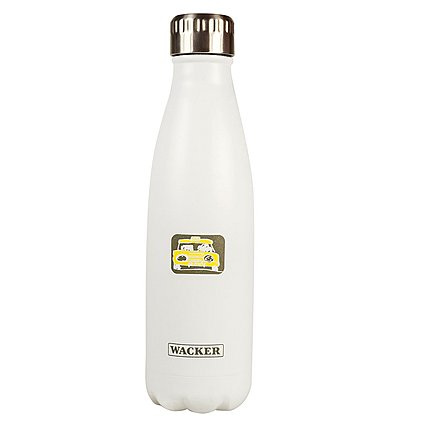 Thermoflasche MOOSE umlaufend bedruckbar, mit kratzfester Pulverbeschichtung in verschiedenen Farben