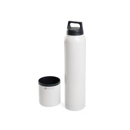 Marken-Werbeartikel Vakuum Thermoskanne von Sigg mit Lasergravur