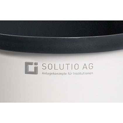 Marken Werbeartikel Vakuum-Thermoskanne von Sigg mit Lasergravur