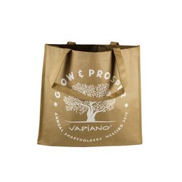 Nachhaltige bedruckte Werbe-Einkaufstasche für Restaurantkette Vapiano