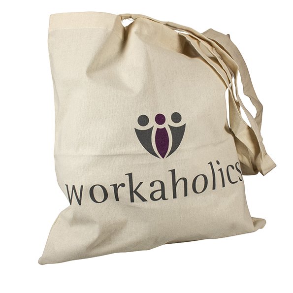 hochwertige, umweltfreundliche Werbe-Baumwolltasche bedruckt mit Logo