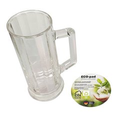 Werbe-Untersetzer Eco-pad aus recycelten Autoreifen