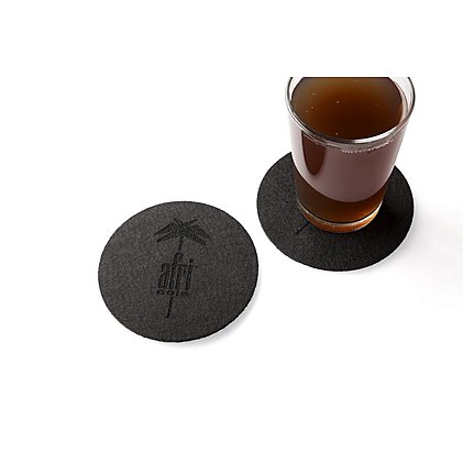 PES-Filz-Untersetzer mit Lasergravur