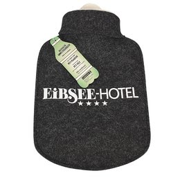 bedruckte Filz-Wärmeflasche aus recyclten r-pet Filz