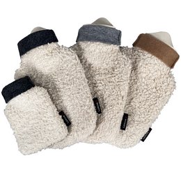 Werbe-Wärmeflasche mit flauschigen Bezug