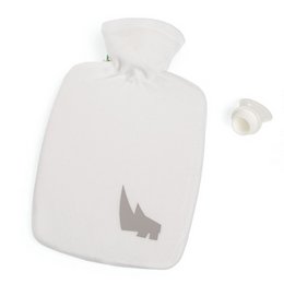 Wärmflasche in bedruckter Fleece-Hülle Werbemittel