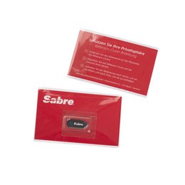 Webcam-Abdeckung mit Logo bedruckt auf individuell bedruckbarer Trägerkarte