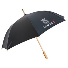 Stockschirm aus Bambus mit persönlichem Lerche Logo