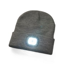  Individuell bestickte Werbe-Mütze mit integrierter LED-Stirnlampe 