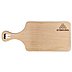 Schneidebrett aus Erlenholz mit Logo-Lasercut und Einbrand
