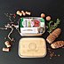 Werbegeschenke-Box Picknick und Lunch, Logo-Lasergravur