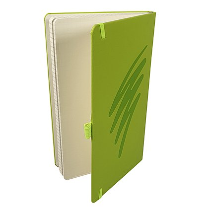 Beidseitig bedruckbares Werbe-Notiz-Buch mit Logo für Notizen