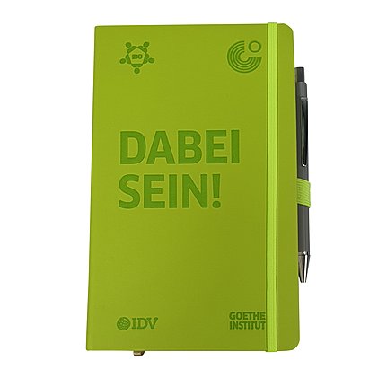 In Europa hergestelltes Werbe-Notizheft in hellgrün
