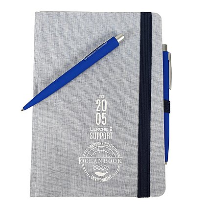 Kugelschreiber mit Lasergravur als Werbeartikel für das Gymnasium Geretsried