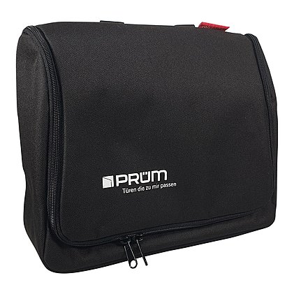 Werbe-Kulturtasche in Markenqualität mit Logo bedruckt