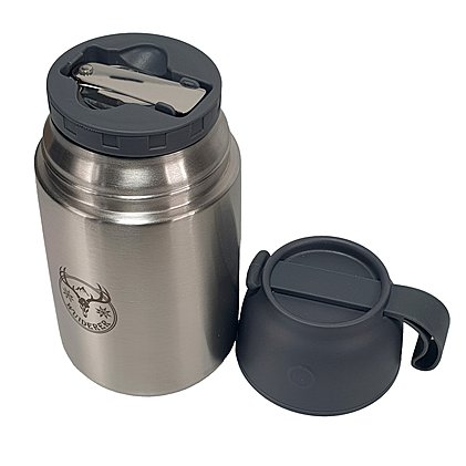 Lunchbox To Go inklusive Löffel und Deckel mit Multi--Funktion und Logo-Gravur