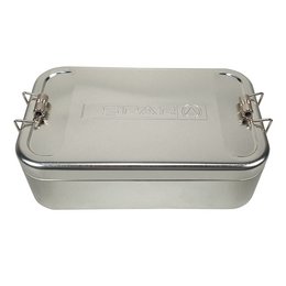 Werbe-Lunchbox aus Weißblech mit 1100 ml Fassungsvermögen