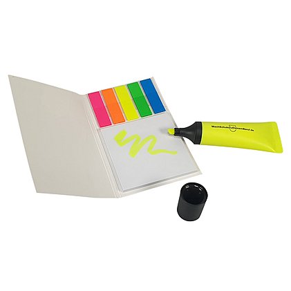 Individuell bedruckbarer Werbe-Textmarker